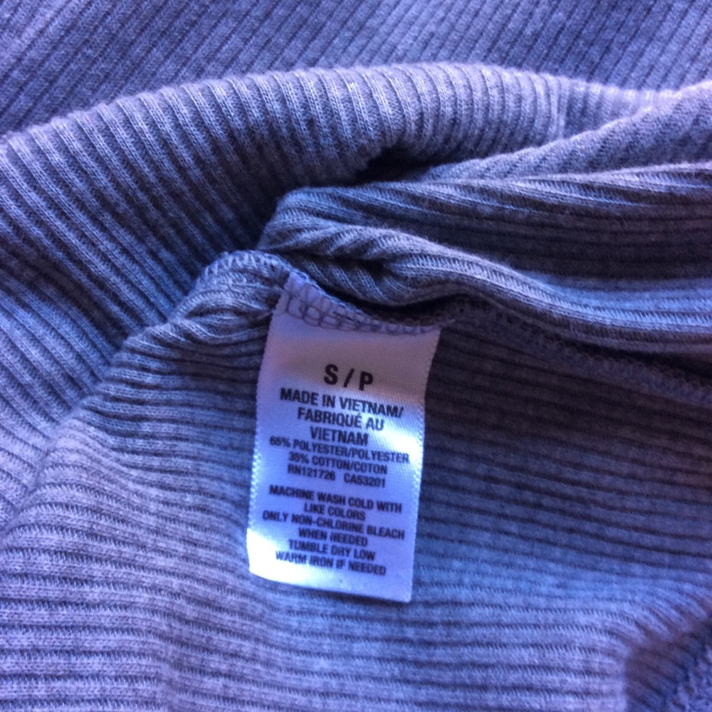 Tokyo Darling Gray Ribbed Tank Dress - Picture 9 of 9